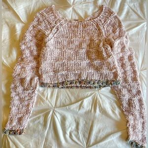 Free People cropped sweater